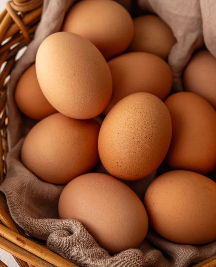 Fresh Brown Chicken Eggs